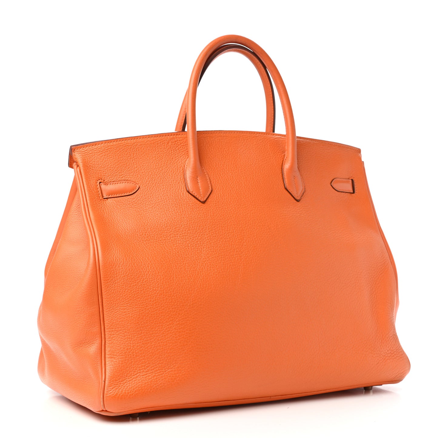 Taurillon Clemence Birkin 40 Orange