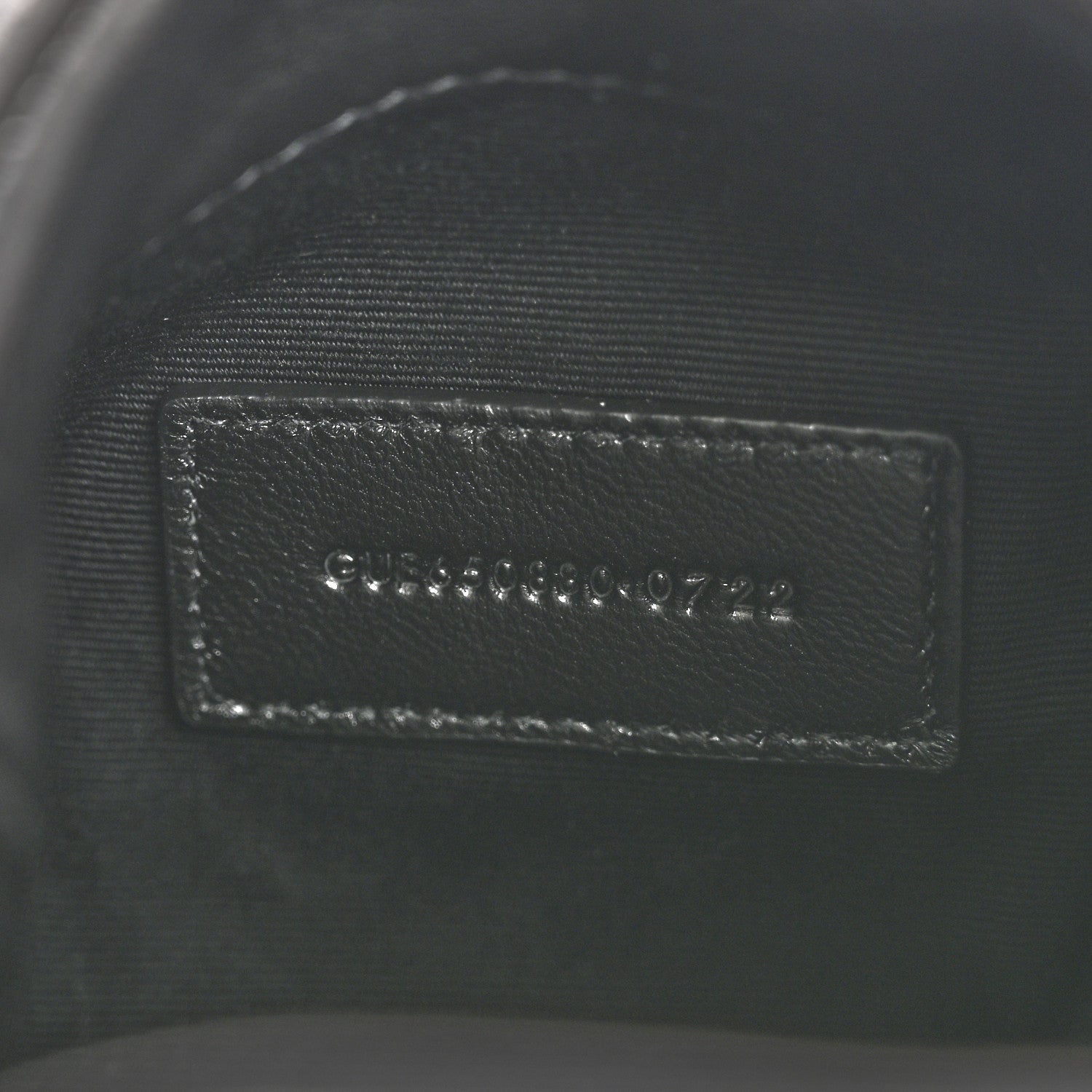 Saint Laurent Lambskin Monogram Loulou Puffer Pouch Clutch Black 8 of 11