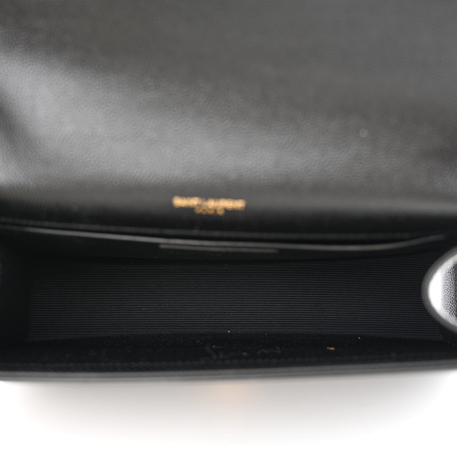 Saint Laurent Grain De Poudre Medium Classic Monogram Kate Satchel Black 5 of 10