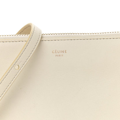 Celine Lambskin Small Trio Crossbody Bag White 10 of 10