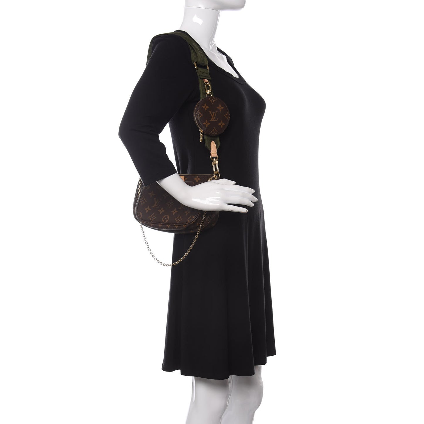 Monogram Multi Pochette Accessories Kaki