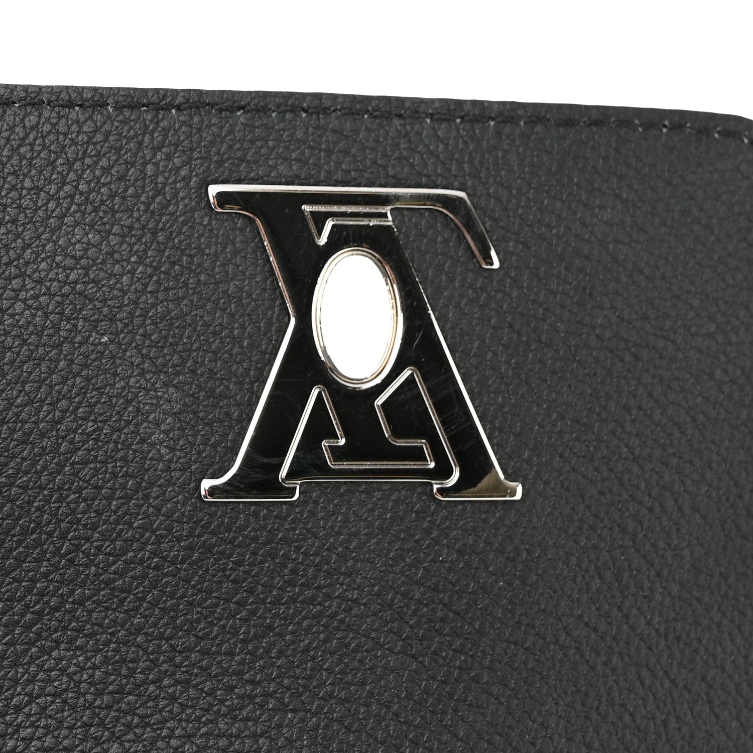 Louis Vuitton Calfskin Flower Lockme Mini Backpack Black Multicolor 11 of 14