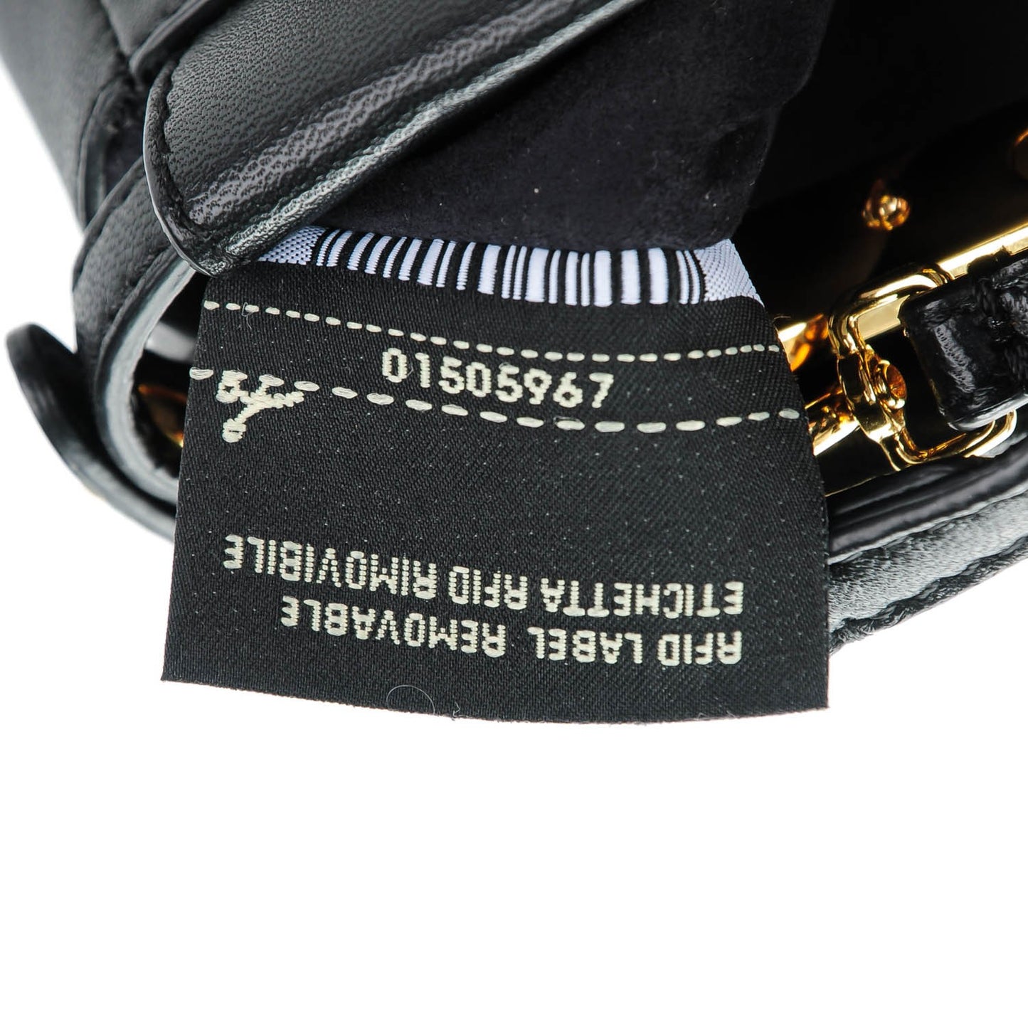 Nappa Micro Peekaboo Iconic Satchel Black