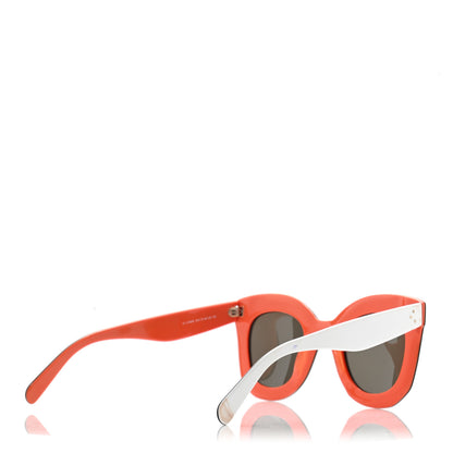 Celine Marta Sunglasses CL 41093/S White Orange 4 of 10