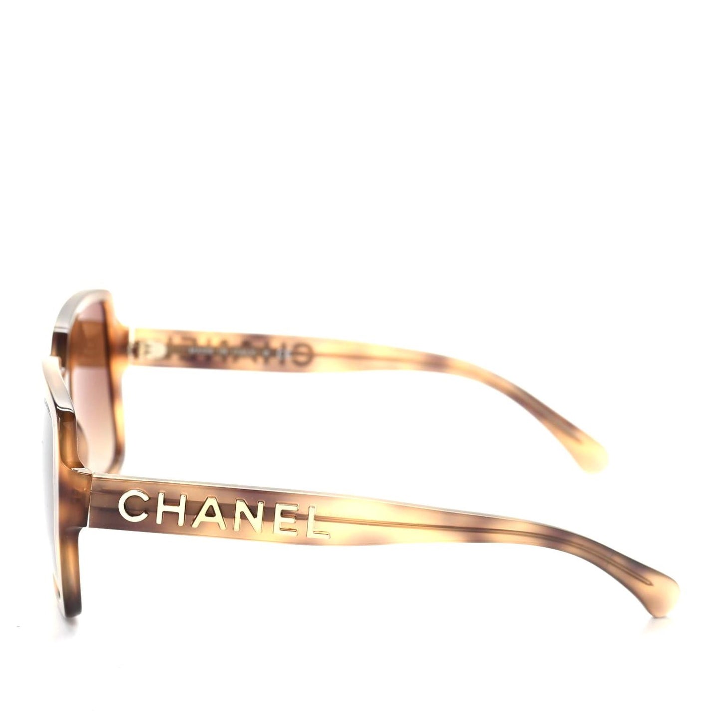 Acetate Polarized Square Sunglasses 5408 Brown