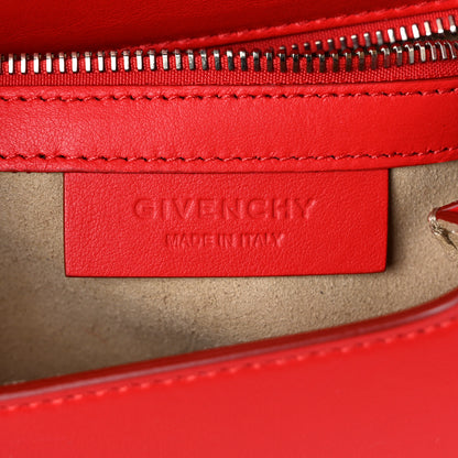 Givenchy Cow Hair Calfskin Mini Pandora Box Crossbody Bag Red Multicolor 6 of 9