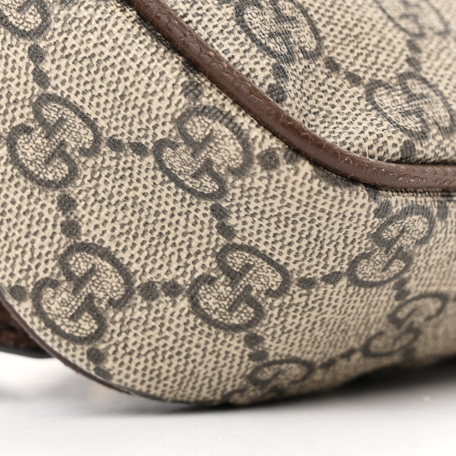 Gucci Soft GG Supreme Monogram Medium Ophidia Belt Bag Dark Brown 9 of 10