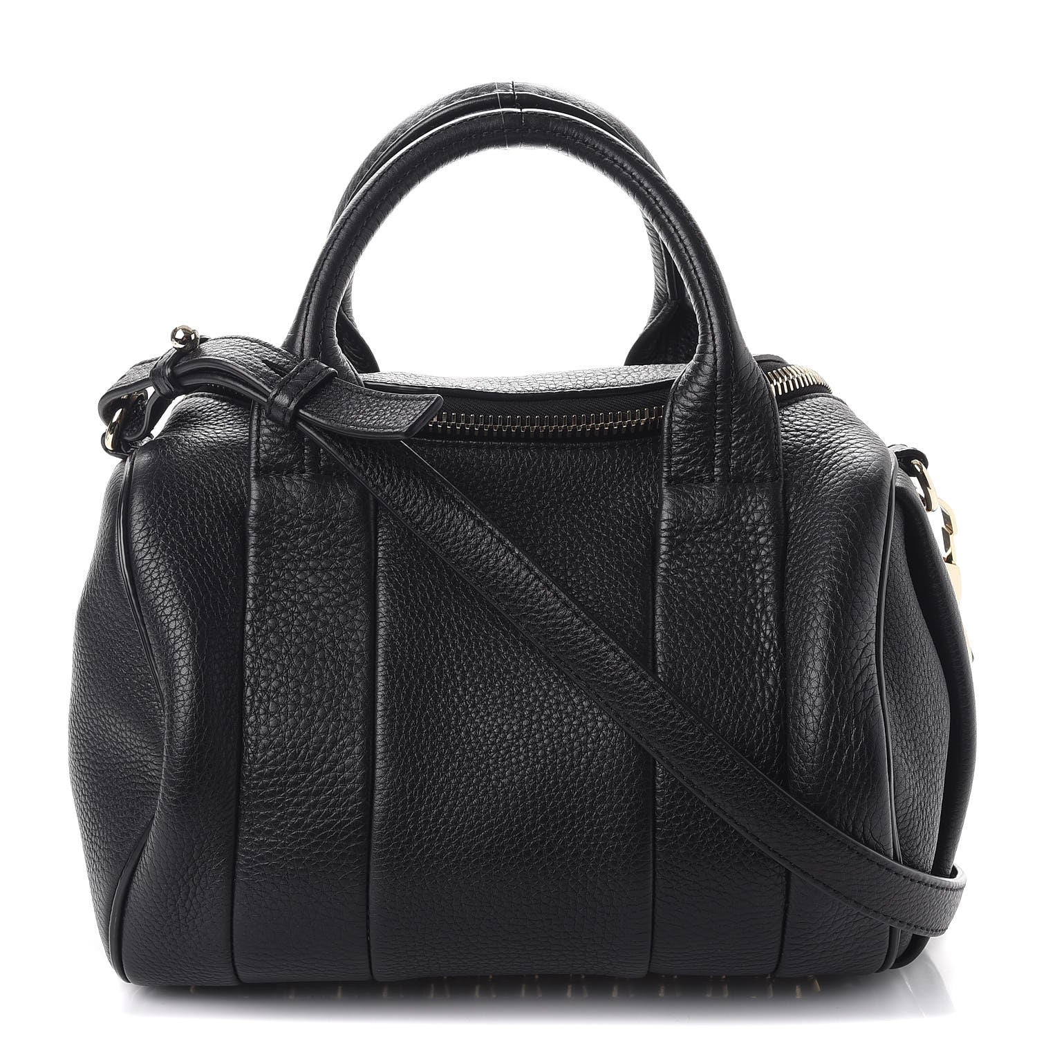 Alexander Wang Pebbled Lambskin Rockie Black Pale Gold Hardware 1 of 9