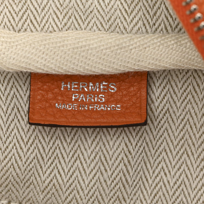 Hermes Taurillon Clemence Victoria II 35 Orange 6 of 10