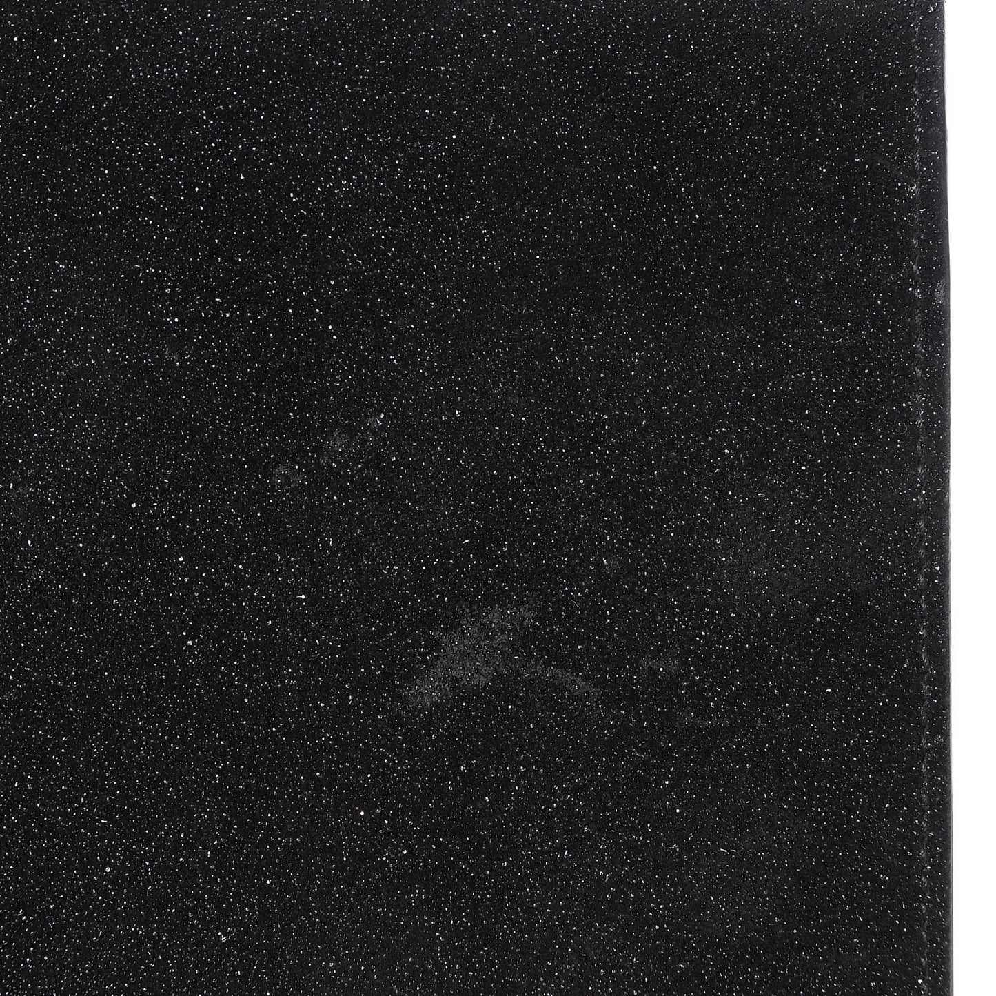 Glitter Calfskin Classic Y Ligne Clutch Black