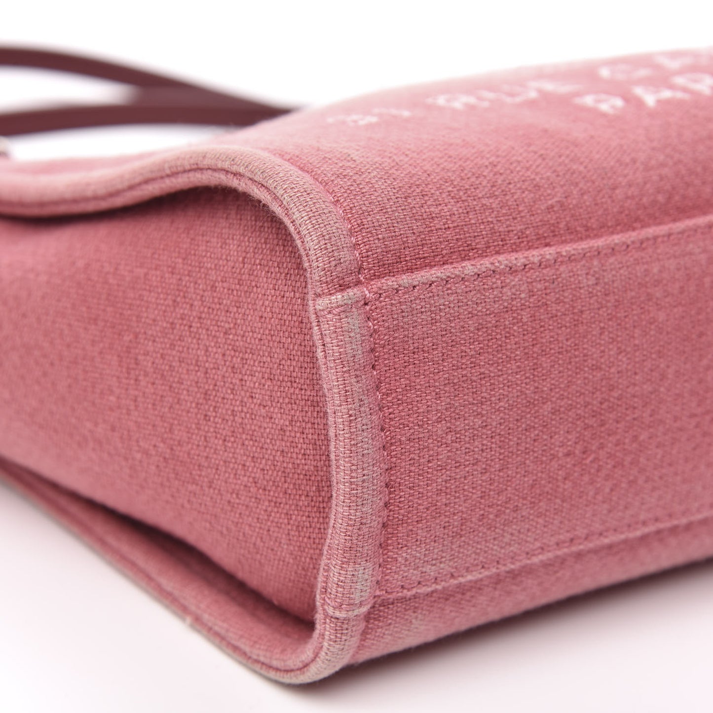 Canvas Mini Deauville Tote Red