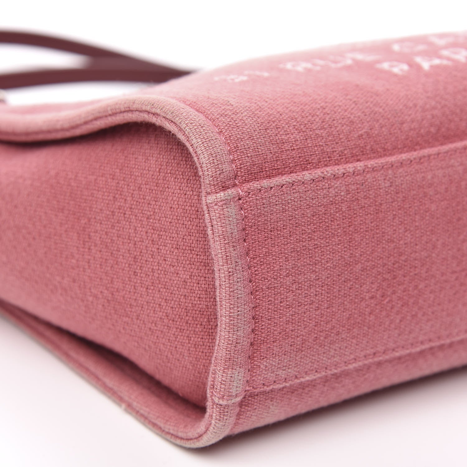 Chanel Canvas Mini Deauville Tote Red 8 of 12