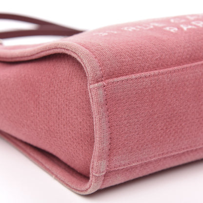 Chanel Canvas Mini Deauville Tote Red 8 of 12