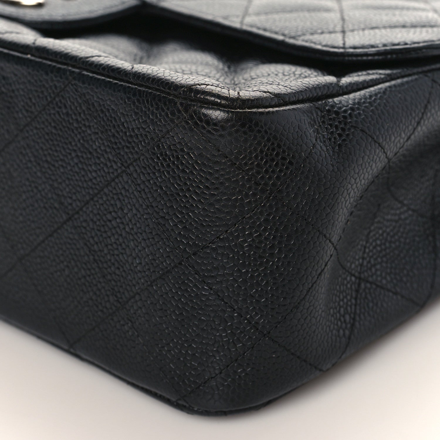 Chanel Caviar Quilted Jumbo Double Flap Black 9 of 9