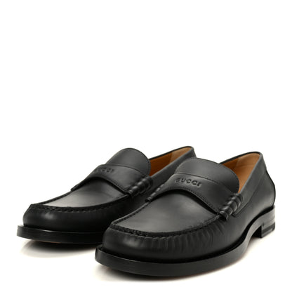 Gucci Calfskin Miro Soft Womens Mocassin Loafers 39 Black 4 of 10