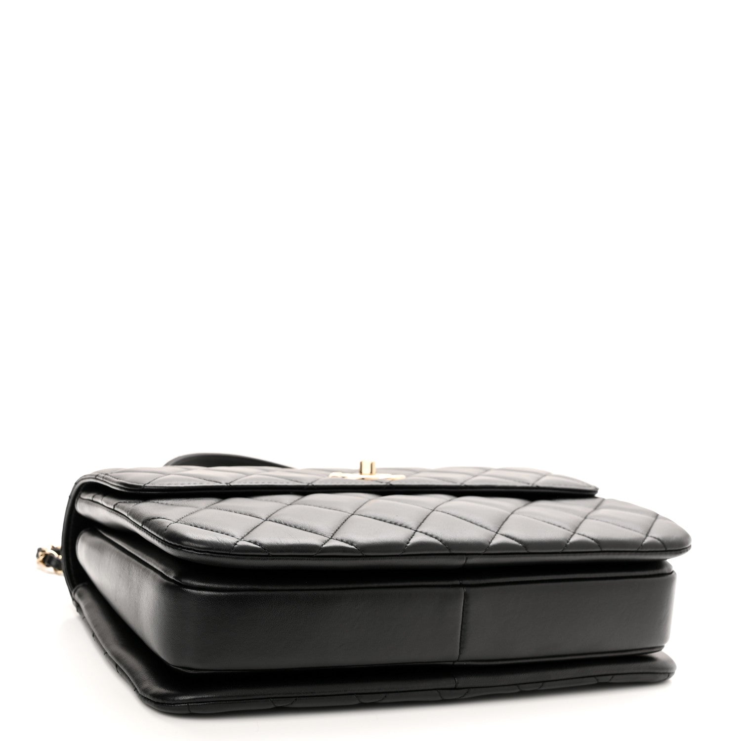 Chanel Lambskin Quilted Medium Trendy CC Flap Dual Handle Bag Black 4 of 13