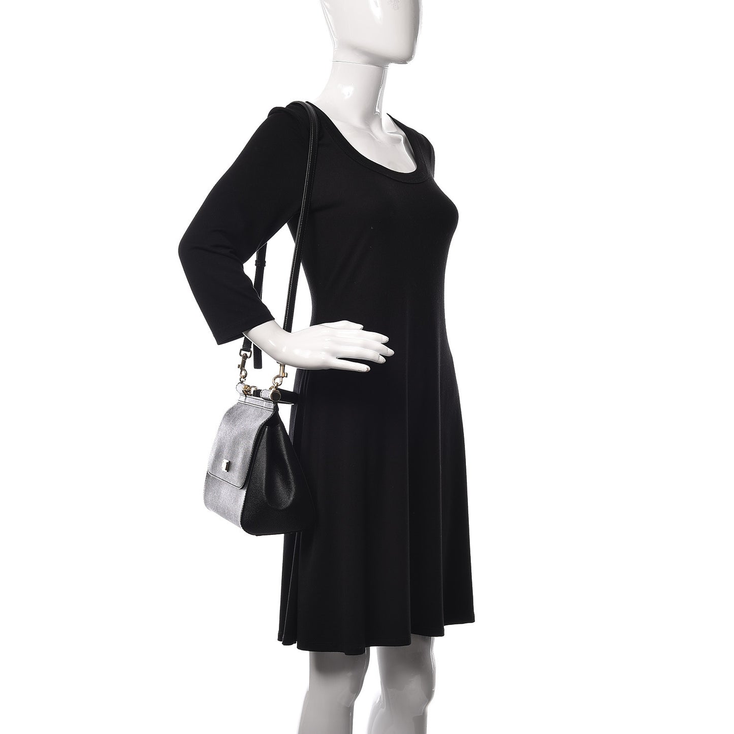 Dauphine Medium Miss Sicily Satchel Black