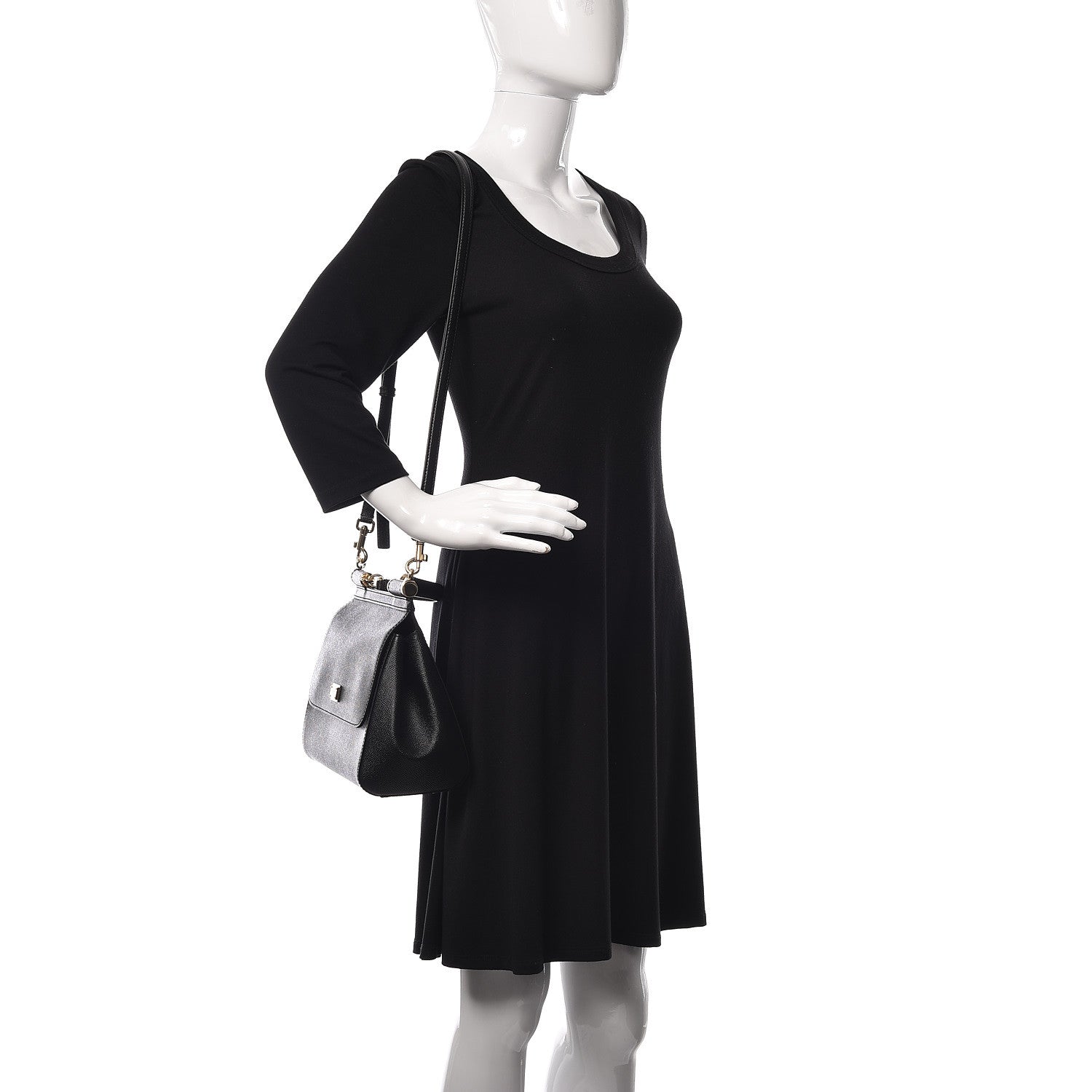 Dolce & Gabbana Dauphine Medium Miss Sicily Satchel Black 3 of 10