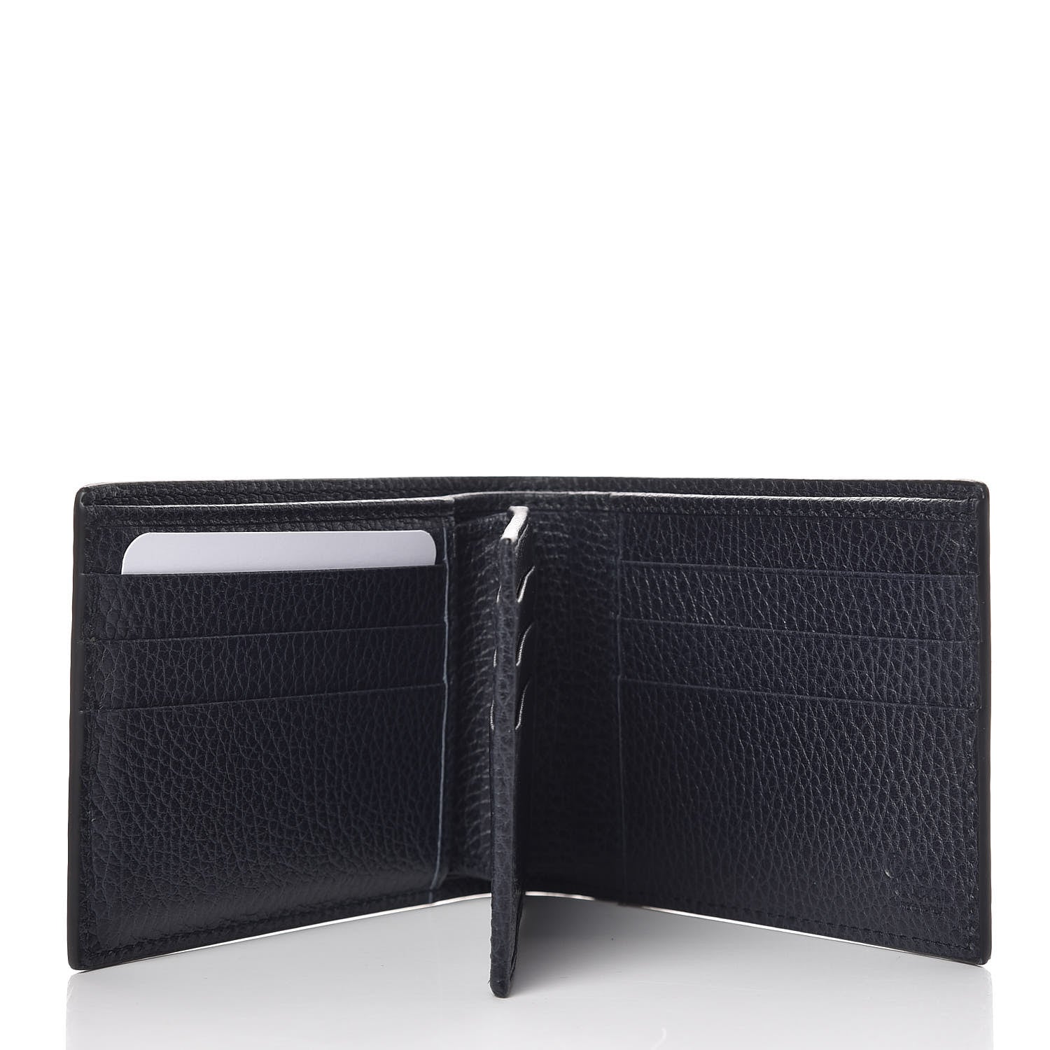 Gucci Calfskin Bi-Fold Wallet Dark Blue 5 of 9