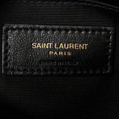 Saint Laurent Calfskin Matelasse Monogram Lou Camera Bag Dark Beige 6 of 10