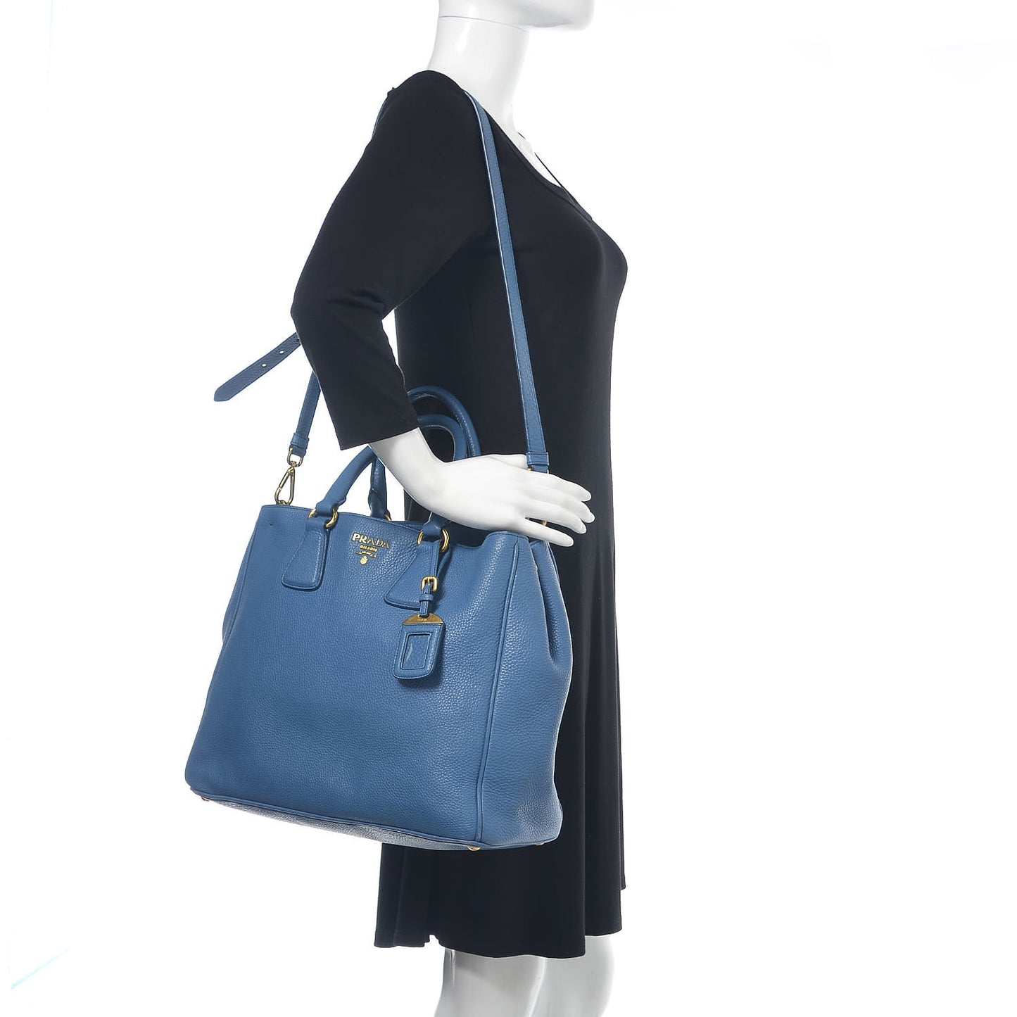 Vitello Daino Tote Cobalto