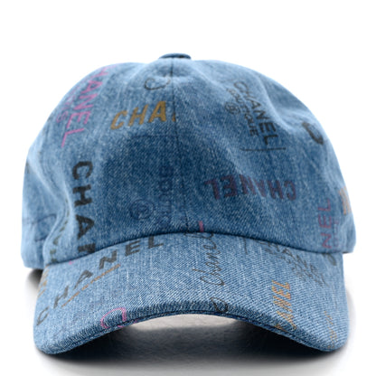Chanel Denim Mood Cap Hat Blue 3 of 8