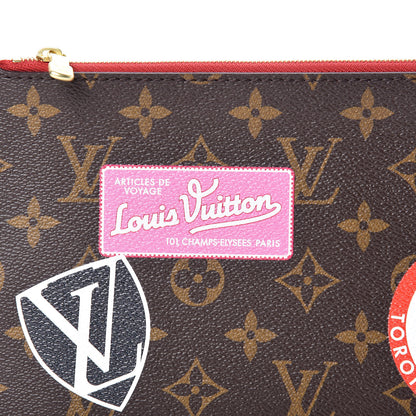 Louis Vuitton Monogram World Tour Neverfull MM GM Pochette 9 of 10