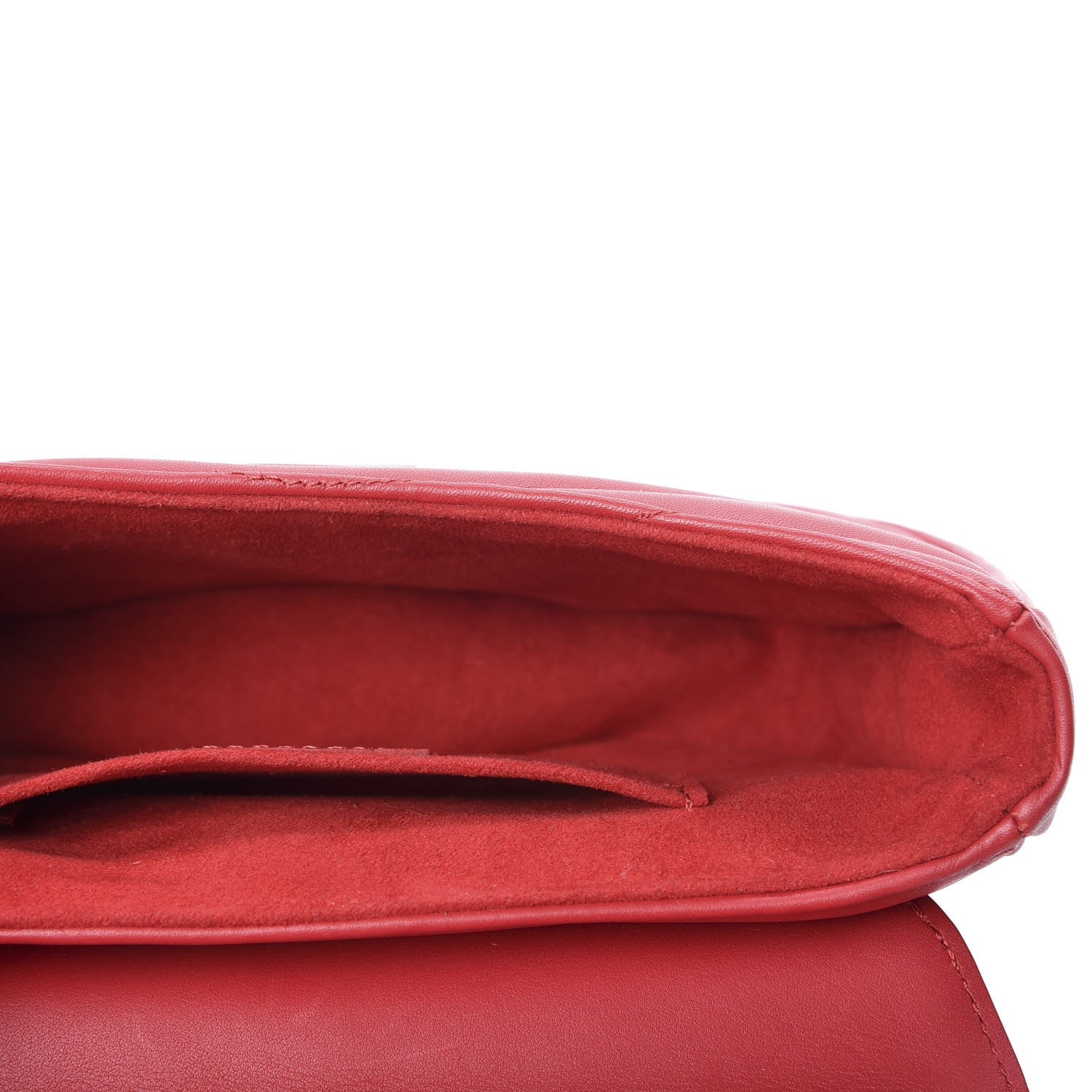 Louis Vuitton Calfskin New Wave Chain PM Scarlet 4 of 9