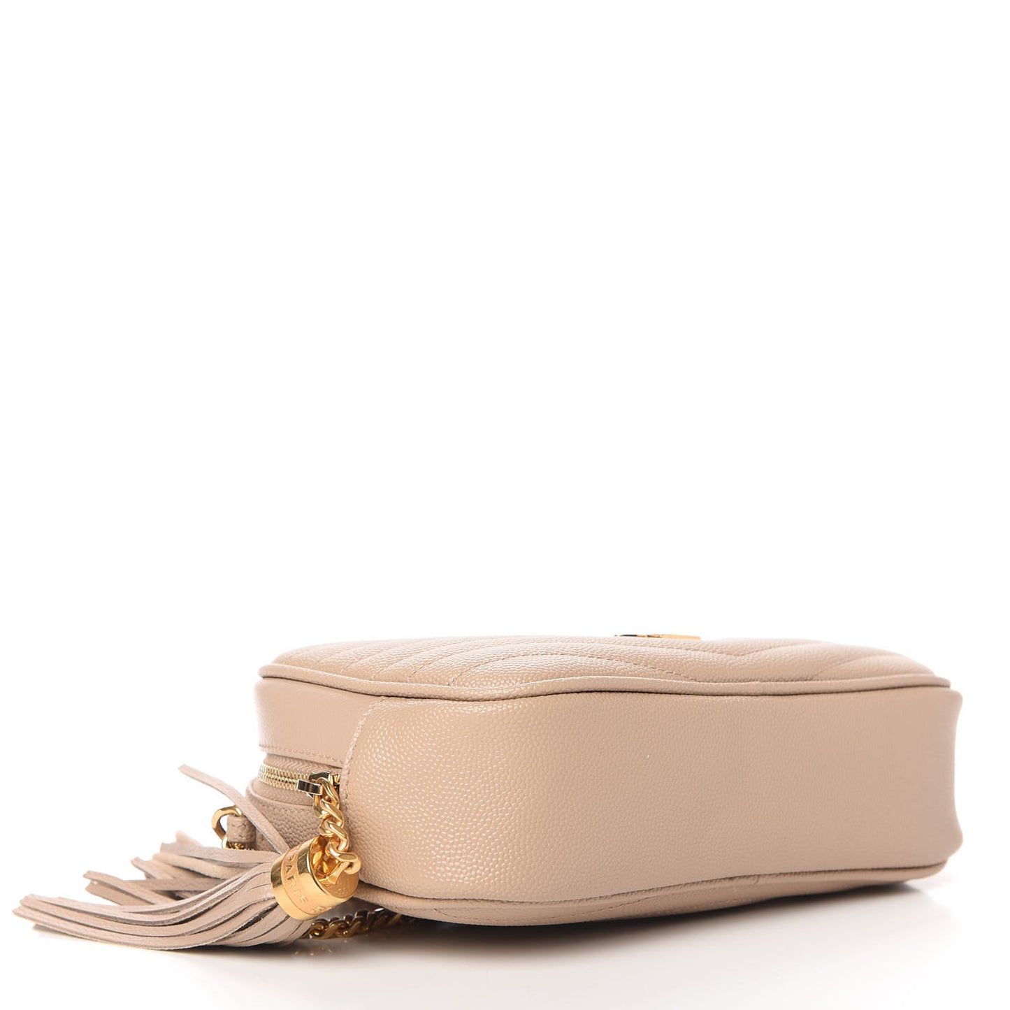 Grain De Poudre Matelasse Monogram Mini Lou Camera Bag Dark Latte