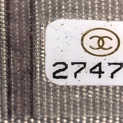 Chanel Caviar Quilted Boy Small Zip Around Wallet Grey 8 of 10