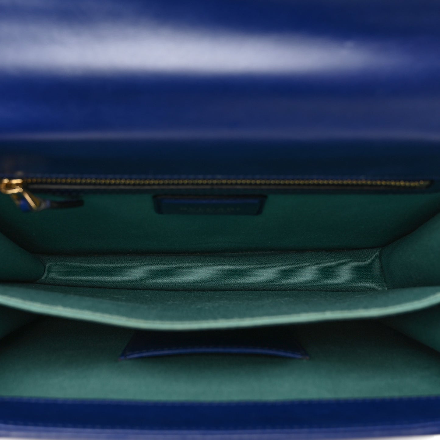 Calfskin Large Serpenti Forever Top Handle Blue