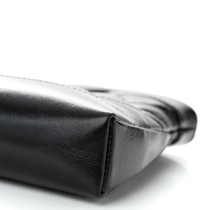 Chanel Shiny Crumpled Calfskin Quilted Nano 31 Shopping Bag Black 10 of 11