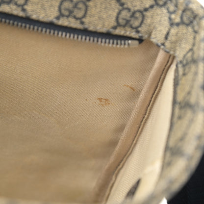 Gucci GG Plus Monogram Large Flat Messenger Bag Beige Blue 13 of 14