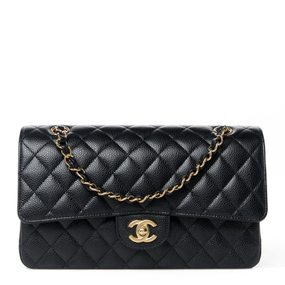 Chanel Caviar Quilted Medium Double Flap Black 1 of 11
