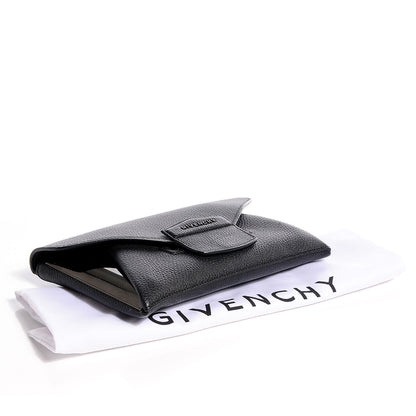 Givenchy Grained Calfskin Small Antigona Envelope Clutch Black 4 of 8