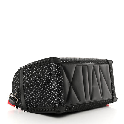 Christian Louboutin Studded Techno CL Sneakender Duffle White Black 3 of 11