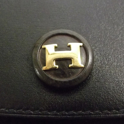 Hermes Box Leather Pochette Rio Black 7 of 9