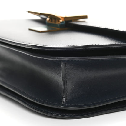 Celine Box Calfskin Medium Classic Box Flap Bag Navy 8 of 8