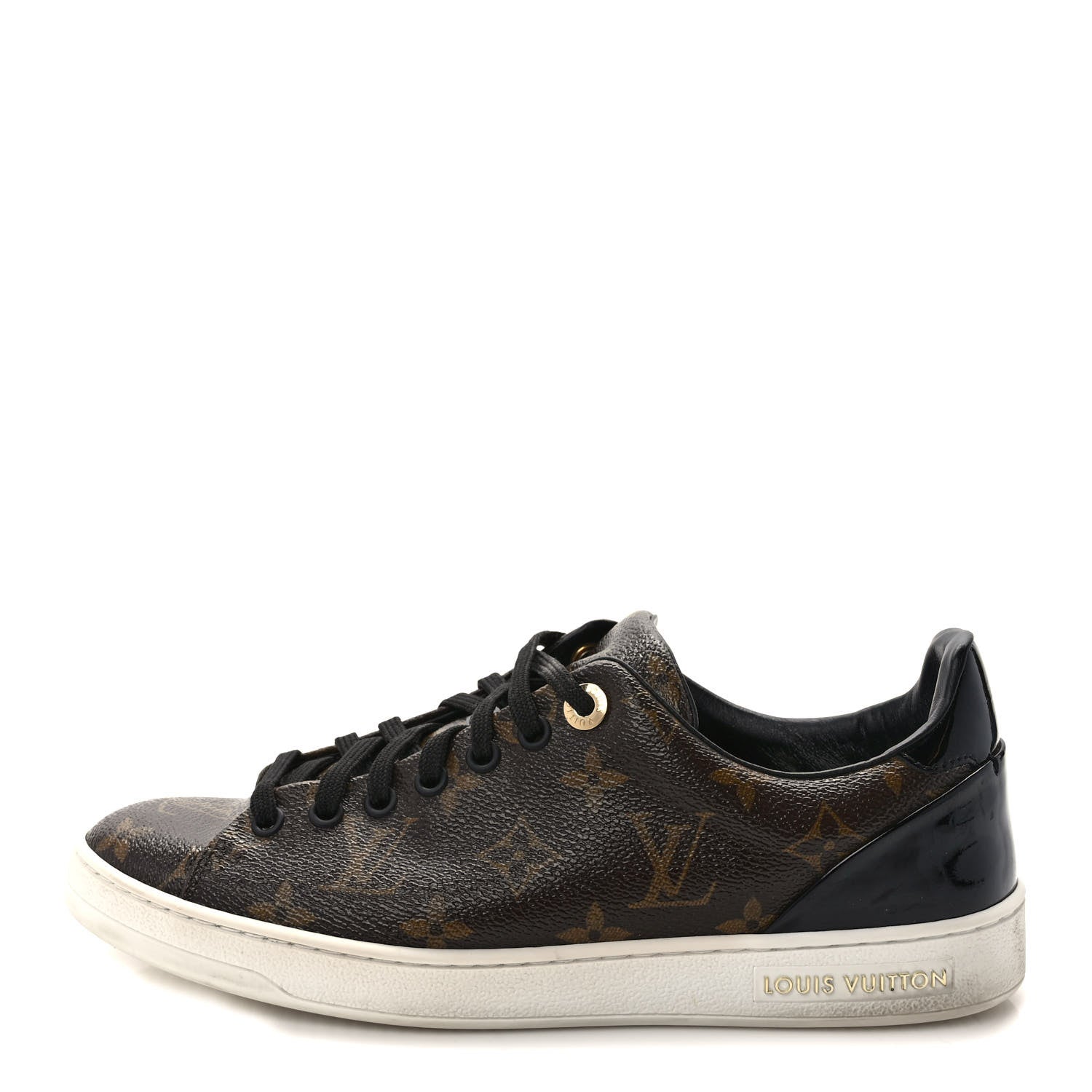 Louis Vuitton Patent Monogram Frontrow Sneakers 37.5 1 of 9