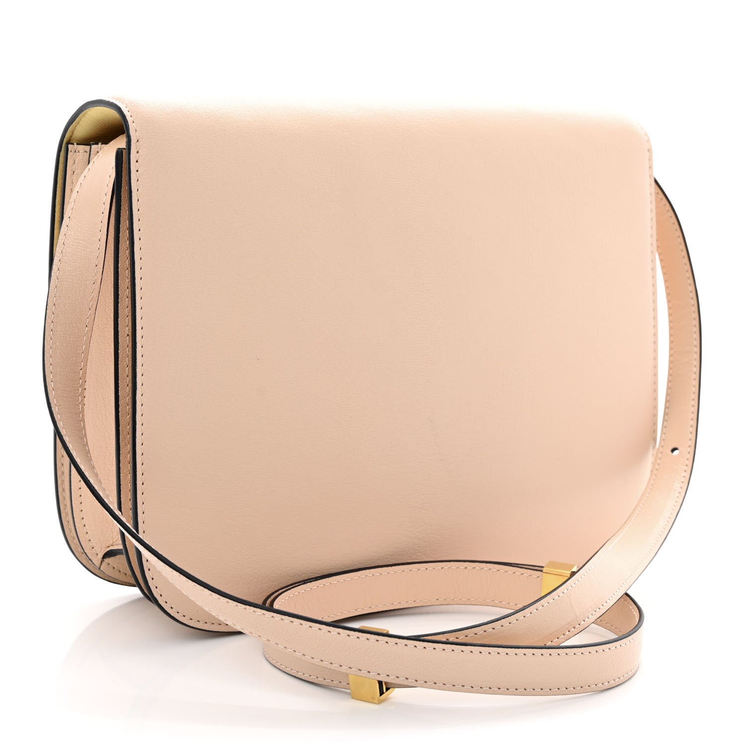 Celine Shiny Goatskin Medium Classic Box Flap Bag Blush 3 of 12