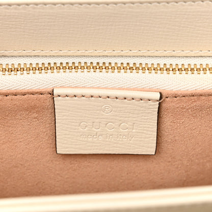 Gucci Azalea Calfskin Horsebit 1955 Shoulder Bag Mystic White 6 of 10