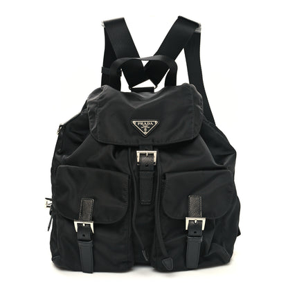 Prada Re-Nylon Saffiano Medium Backpack Black 3 of 11