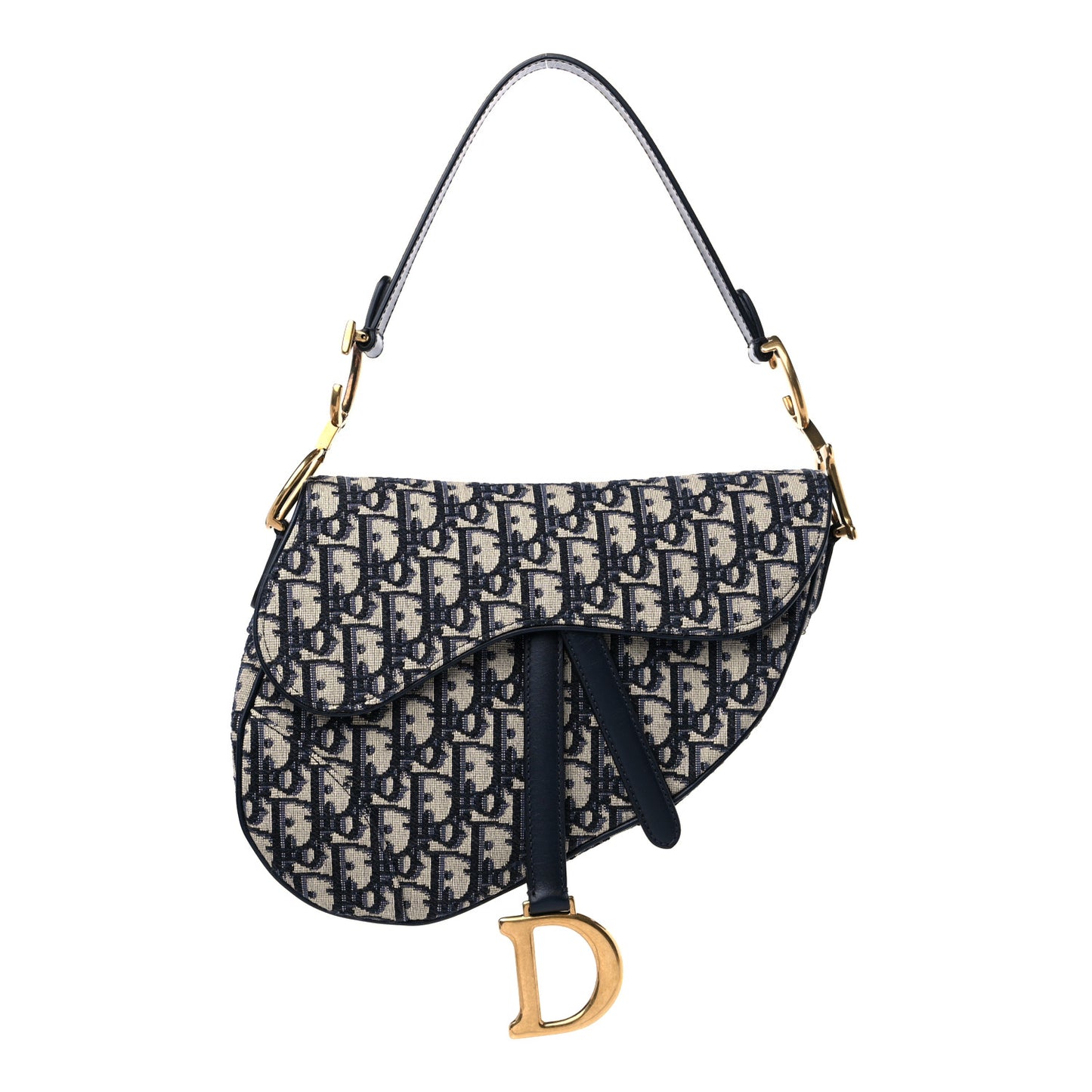 Oblique Saddle Bag Blue