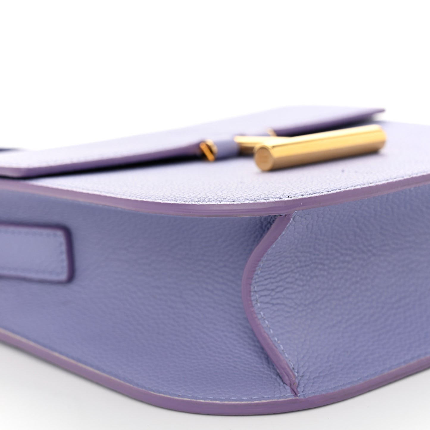 Calfskin Mini T Clasp Tara Crossbody Bag Hyacinth