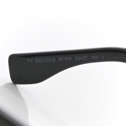 Fendi Acetate FF Aviator Sunglasses FF M0104/S Black 7 of 9