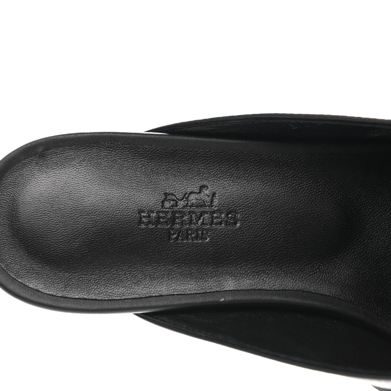 Hermes Printed Calfskin Tigre Royal Oz Mules 37.5 Black 7 of 9
