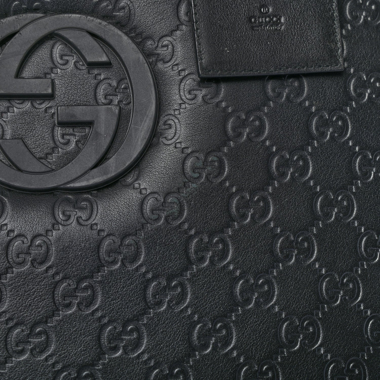 Gucci Guccissima Interlocking G Trolley Black 11 of 15