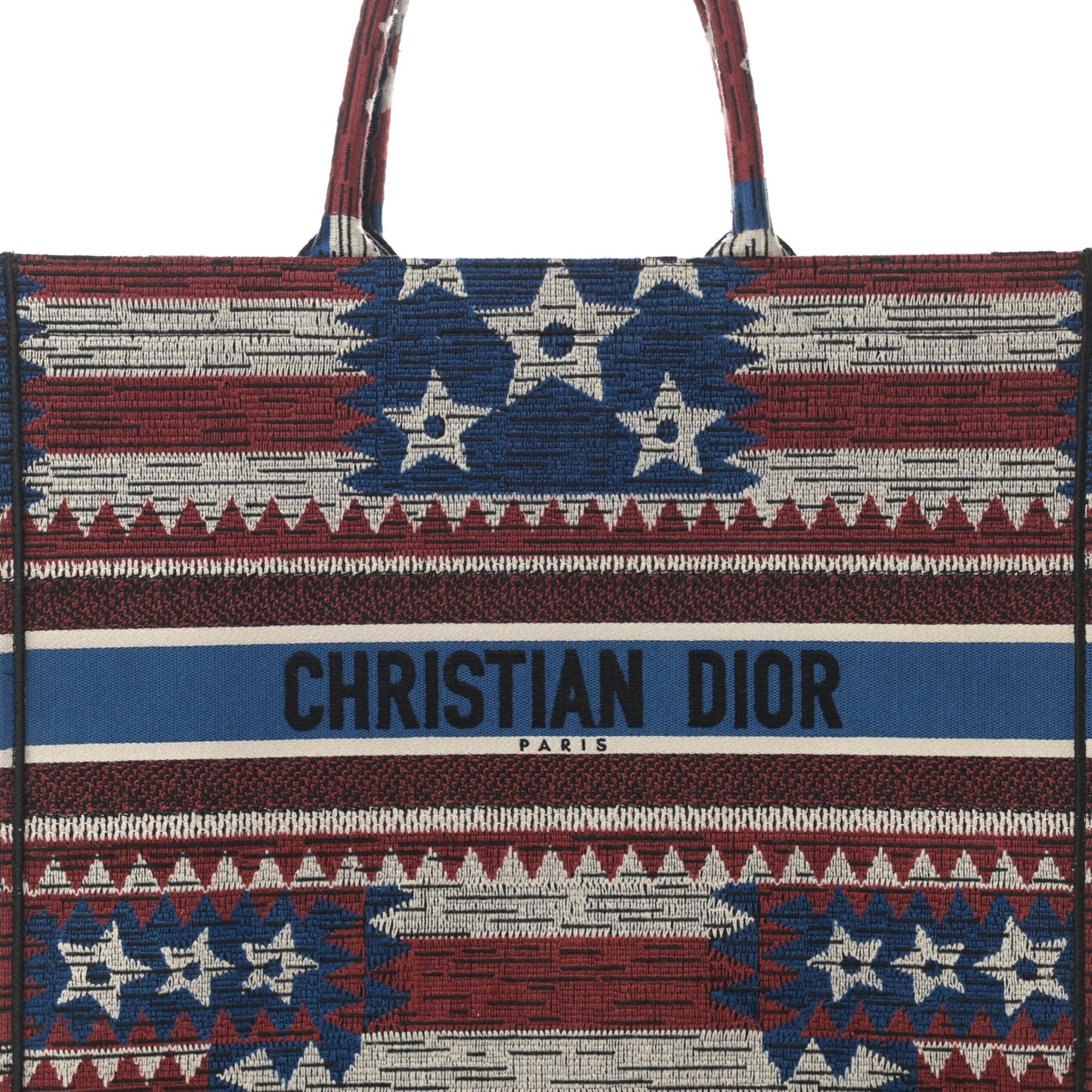 Canvas Embroidered Exclusive US Book Tote Multicolor