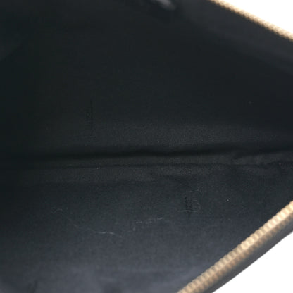 Fendi Vitello Century Opaco F is Fendi Bi-Color Triplette Pouch Set Black 7 of 15