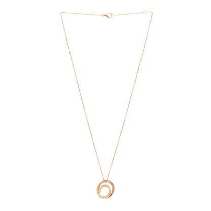 Cartier 18K Pink Gold Diamond Etincelle De Cartier Pendant Necklace 3 of 4